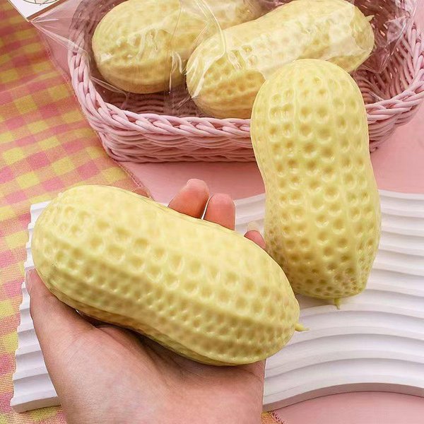 PiłEczka Do śCiskania Z Orzeszkami Ziemnymi ChrupiąCa PiłEczka Antystresowa MięKka Zabawka MaśLana W Dotyku Zabawka Fidget Zabawka Sensoryczna Asmr Antystresowa Zabawka Dla DorosłYch-image