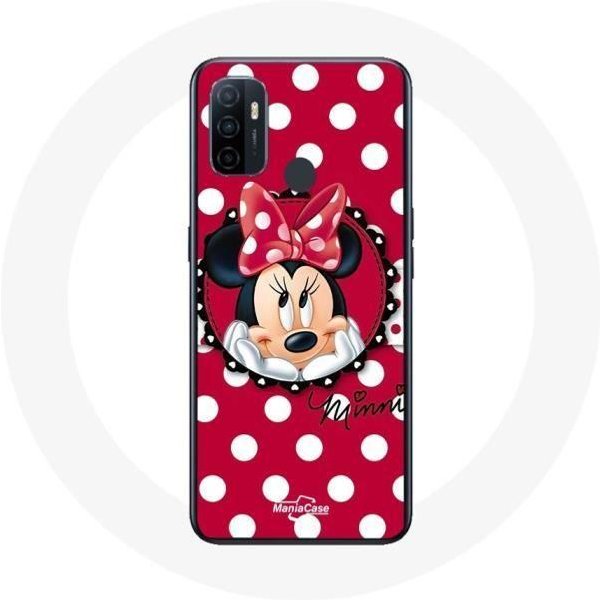 Funda - Maniacase - Oppo A53 - Minnie Mouse - Dibujo Animado - Flexible - Roja Rojo-image