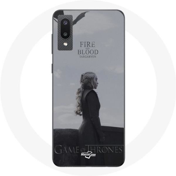 Funda Para Samsung Galaxy A02 Juego De Tronos Temporada 8 Daenerys Targaryen Fuego Y Sangre CancióN De Hielo Y Fuego-image
