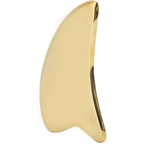 Herramienta De Masaje Gua Sha Para Puntos De Acupuntura De LatóN, Raspador Para Alivio Del Dolor Muscular Beige-image