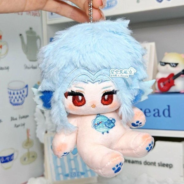 10 Cm Genshin Impact Il Dottore Pantalone Peluches De Cosplay Juguetes Anime El Doctor Regrator Relleno Disfraz MuñEcos De Peluche Regalos De Navidad No Skeleton-image