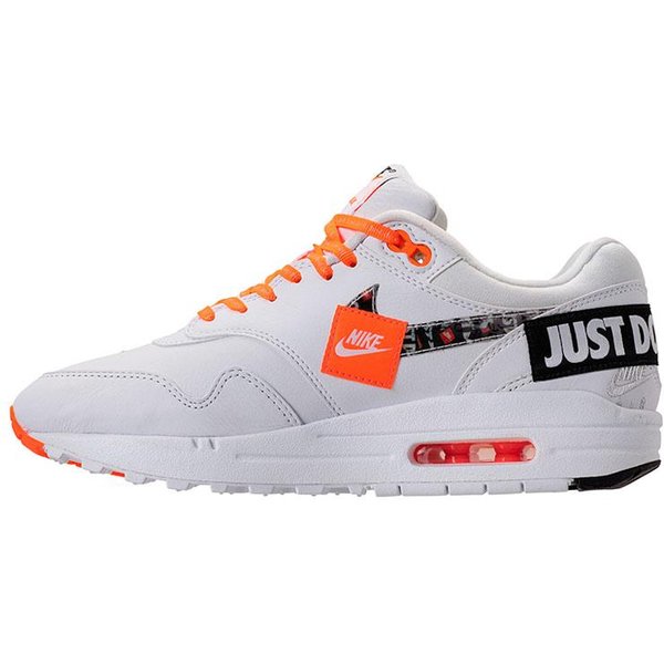 Nike Air Max 1 Just Do It Blanco Mujer 917691-100 37.5 Orange-image