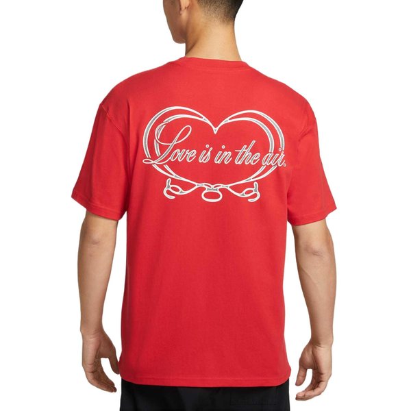Camiseta De Manga Corta Con Cuello Redondo Nike Sportswear DíA De San ValentíN EdicióN Limitada Holgada CóModa Duradera Para Hombre Tops IH1170-613 M Red-image