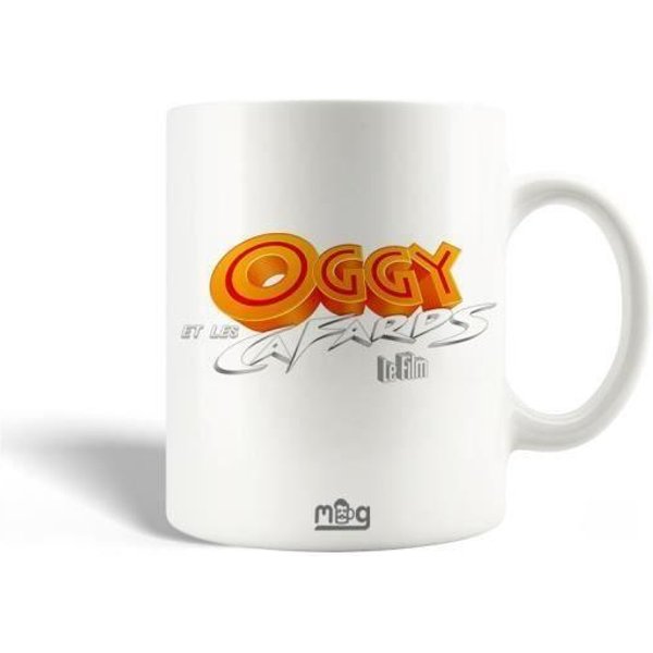 Mug En CéRamique Oggy Et Les Cafards Logo Orange-image