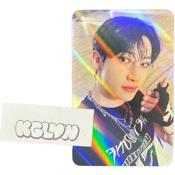 Stray Kids ÁLbum ATE Makestar Tarjeta FotográFica HolográFica / VersióN Bang Chan. – Coleccionable Oficial Limitado De K-Pop-image