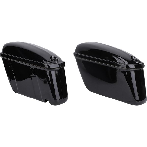 Alforjas RíGidas Para Motocicleta De 22L Con Cerradura PláSticos ABS Resistentes Portaequipajes Lateral Universal Para Motocicleta Brillante-image
