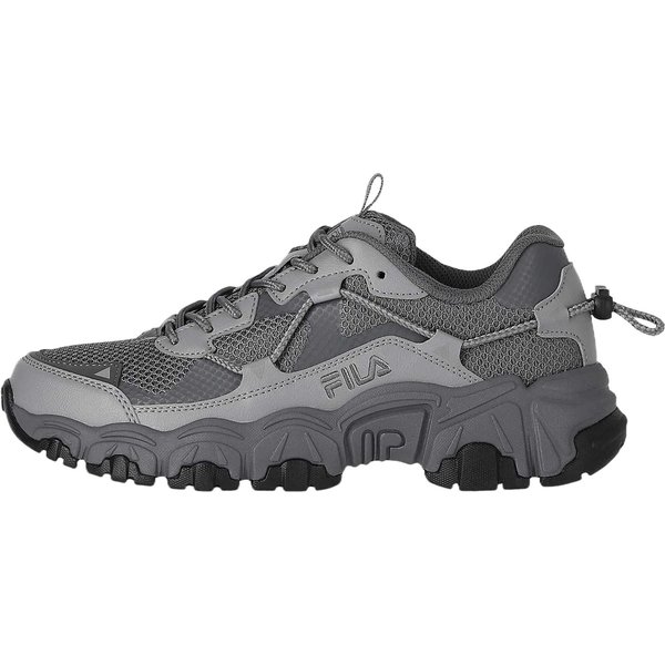 Fila Fluide V2 Wygodne OkrąGłY Nosek Sznurowane OddychająCe Niskie Codzienne Buty Trampki Unisex FS261OD03X039021 38.5 Gray-image