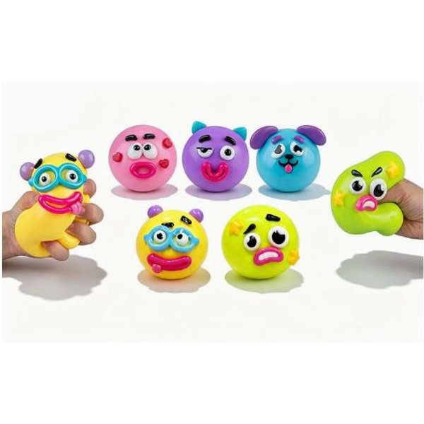 Nuevos Smushers Squishy Curiosidades Cara De Perro Intercambio Squishy Juguete Blando Moldeable Lindo Rebote Lento Juguete Para Apretar Relajante Sensorial Yellow-image
