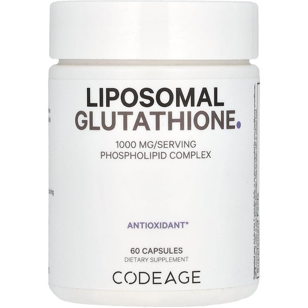 Codeage, GlutatióN Liposomal, 1000 Mg, 60 CáPsulas (500 Mg Por CáPsula)-image