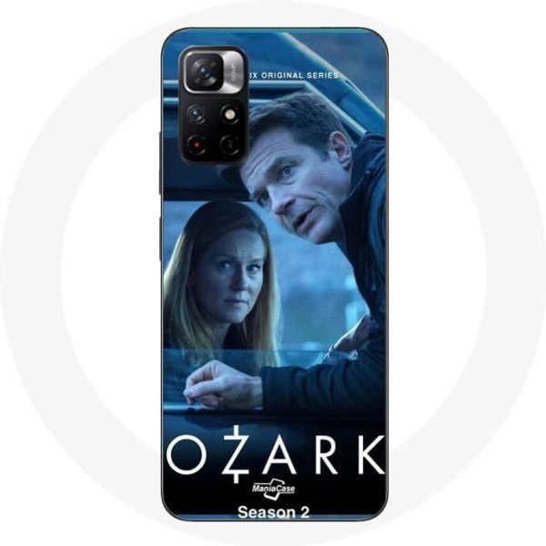 Funda - Maniacase - Redmi Note 11 5G - Flexible - Blanca - Serie Ozark PóSter Wendy Y Marty-image
