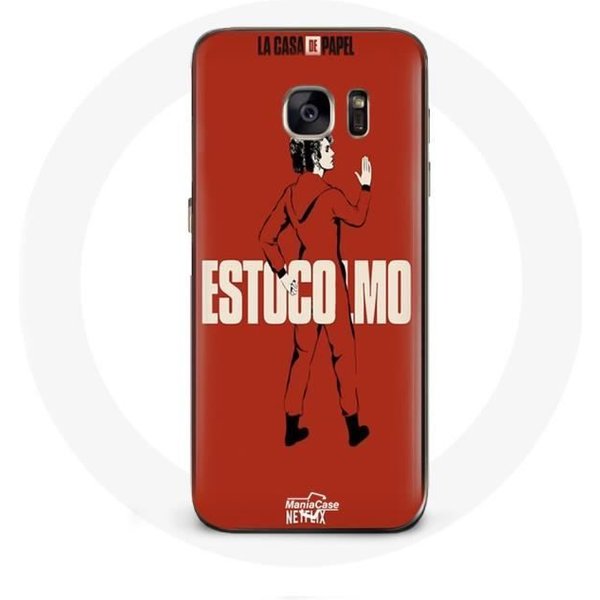Funda Para Samsung Galaxy S6 Edge La Casa De Papel Estocolmo Dibujo-image