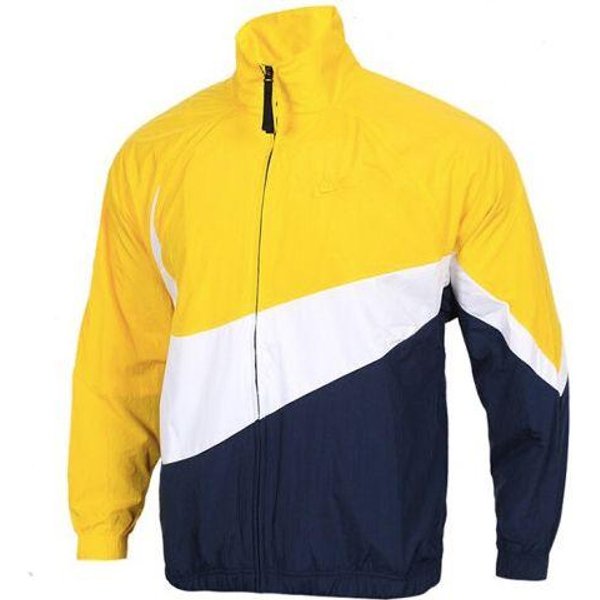 Chaqueta Tejida Color Block Nike Big Swoosh Hombre Chaquetas Amarillo AR3133-728 XL Yellow-image