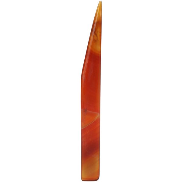 BruñIdor De ÁGata Para Pulir JoyeríA BruñIdor De Pulido A Mano Herramienta De Rectificado Y Raspado Para Oro Plata 14Cm/5.5In-image