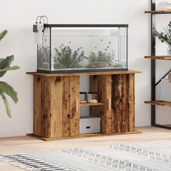 Vidaxl Mueble Para Acuario, Madera Vieja, 101X41X58 Cm-image