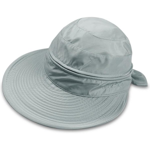 Sombrero Para El Sol Plegable Con Visera Anti-Uv Para Mujer, Sombrero De Playa, Gorra Para Exteriores Gris-image