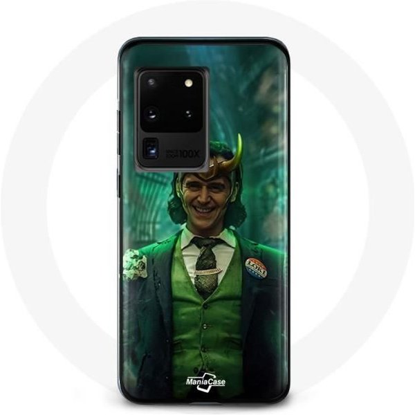 Funda - Maniacase - Samsung Galaxy S20 Ultra - Flexible - Negro - Loki Thor Ragnarok Negro-image