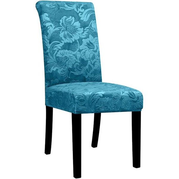 Fundas Para Sillas EláSticas De Terciopelo, Asiento Antisuciedad ExtraíBle, Fundas Para Sillas EláSticas De Jacquard Para Comedor, Cocina, Hotel, 1/2/4/6 Uds. 2 PCS-image