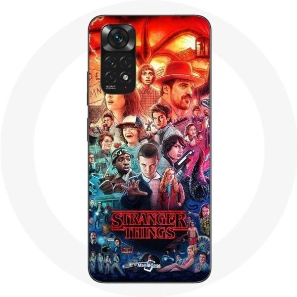 Funda Para Xiaomi Redmi Note 11S Stranger Things Teaser Temporada 4 PóSter Personajes Arte-image