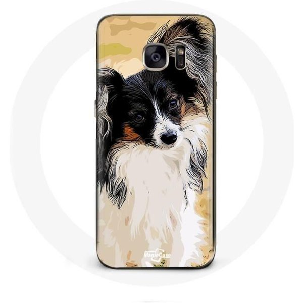 Funda Samsung Galaxy S7 Spaniel Continental Enano Mariposa Raza De Perros-image