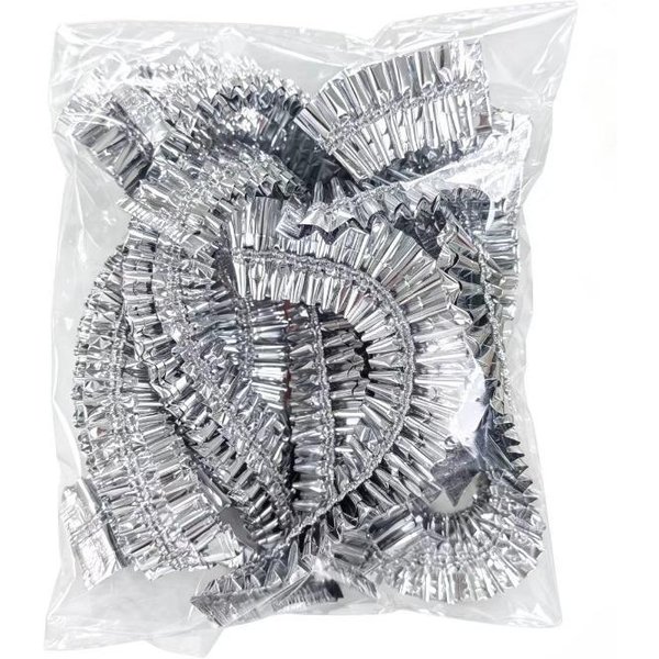 10-50 Sztuk Wielokrotnego UżYtku Pokrywki Na Miski Z Folii Aluminiowej Pokrywki Do LodóWki UtrzymująCe ŚWieżOść Pokrywki Termiczne Akcesoria Do Przechowywania W Kuchni GadżEt 10Pcs Gray-image