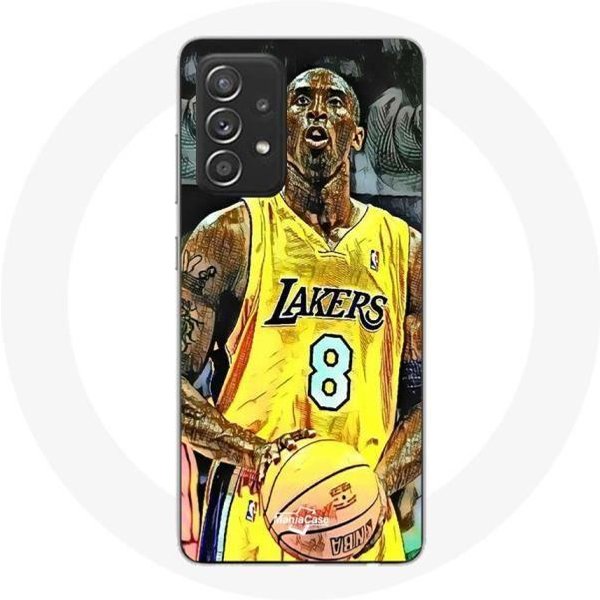 Funda - Maniacase - Samsung Galaxy A33 5G - Mate De Kobe Bryant - Negro - Flexible Negro-image