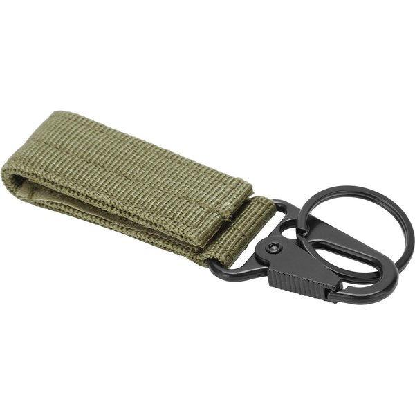 Llavero Colgante De CinturóN Para Exterior MosquetóN Correa De Gancho Y Bucle Anilla Clip Colgador De Hebilla Verde-image