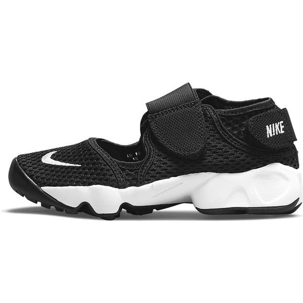 Nike Air Rift Odporne Na PośLizg Amortyzacja Odporne Na śCieranie OddychająCe Niskie Buty Do Biegania Dla Dzieci Czarne BiałE Unisex 322359-014 33.5 Black-image