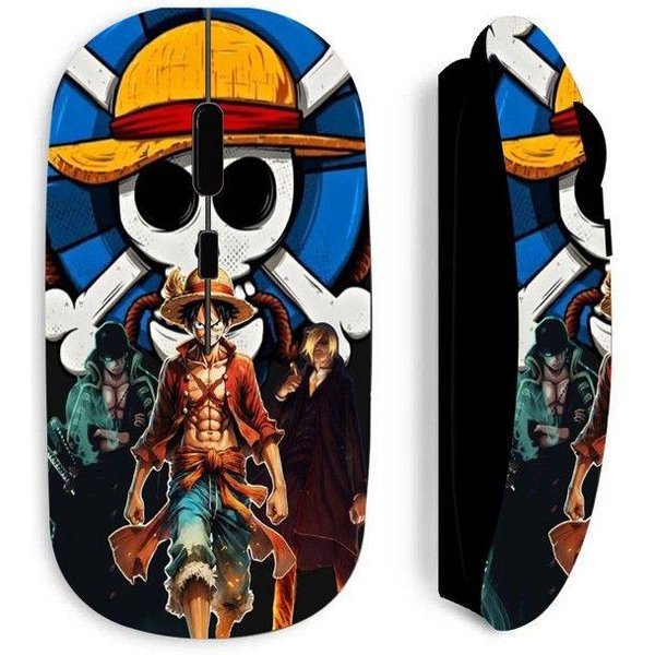 Mysz Bezprzewodowa - Maniacase - One Piece Luffy - Optyczna - Czarna - 70 G-image