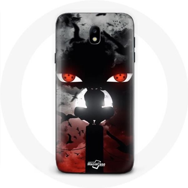 Funda Para Samsung Galaxy S4 Itachi Uchiwa Naruto Arte Anime-image