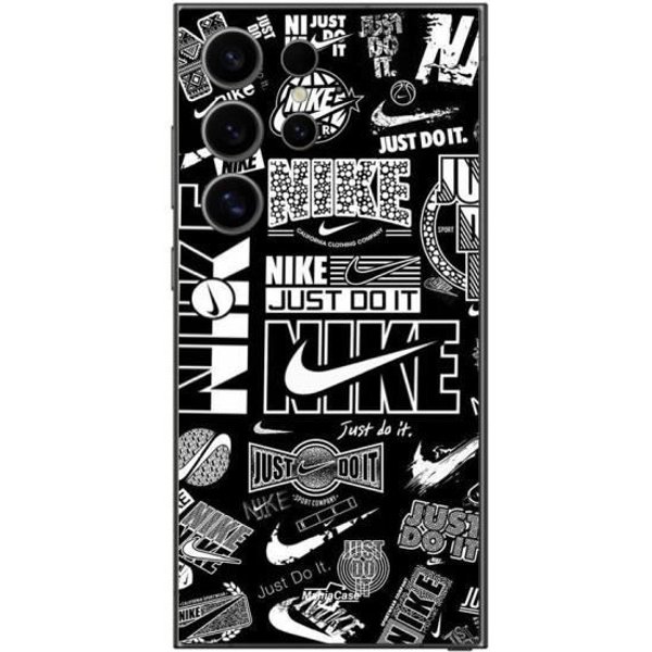 Funda Samsung Galaxy S24 Ultra Logo Nike Air Descargar Nike Graffiti Negro Y Blanco Maniacase-image