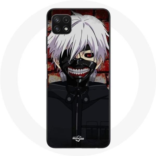 Funda - Maniacase - Samsung Galaxy A22 5G - Tokyo Ghoul - Flexible - Negra Negro-image