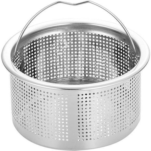 Colador De Fregadero De Cocina Con Asa Acero Inoxidable 304 DesagüE De Fregadero Colador De Cesta De Copa Profunda 3In Exterior-image