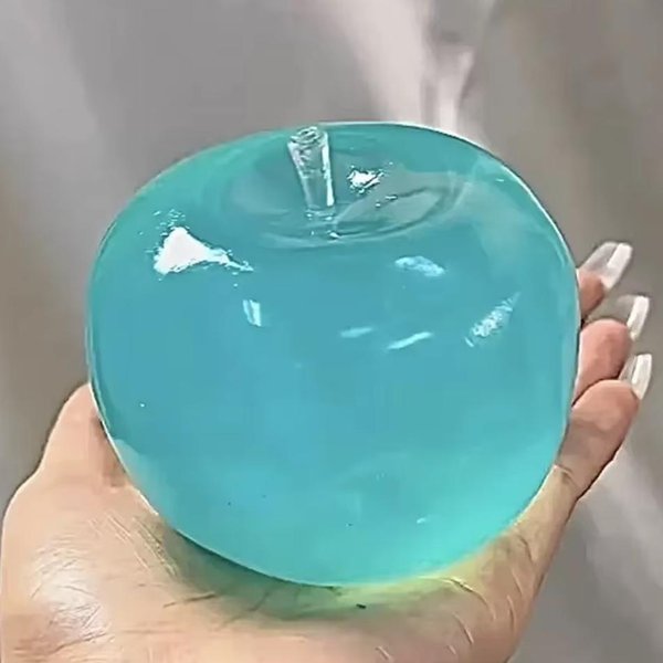 Zielone JabłKo Squishy PiłEczka Antystresowa MięKka Zabawka Fidget Sensoryczna Dla Adhd Autyzmu Wolny PowróT Zabawka Do ŚCiskania Dla DorosłYch Prezenty ŚWiąTeczne-image
