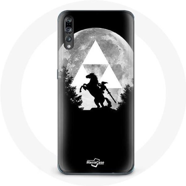 Funda Para Huawei P20 - Zelda - Flexible - Negra - ProteccióN - Mixta-image