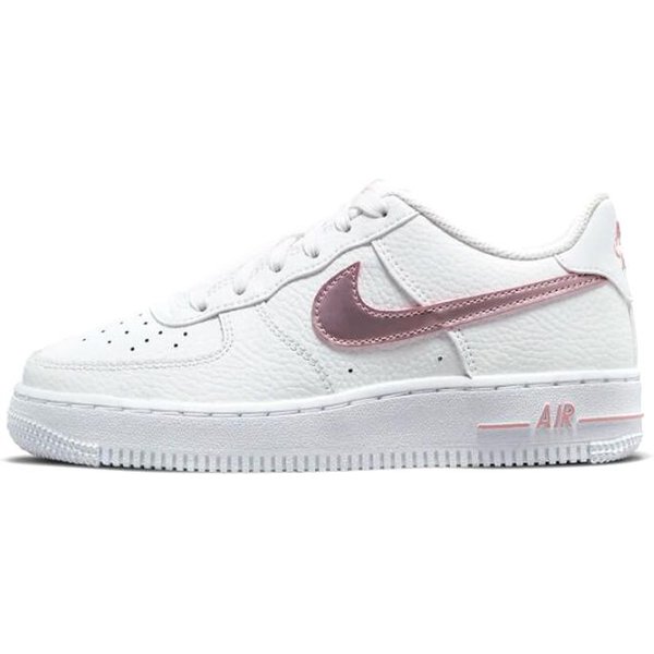 Zapatillas Nike Air Force 1 GS Blanco Rosa Glaseado Para NiñOs CT3839-104 39-image