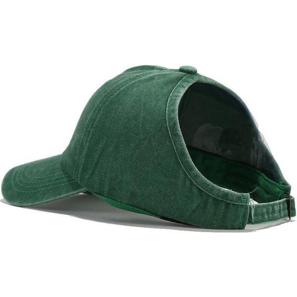 Damska Czapka Baseballowa Z Designem Na Kucyk, Odpowiednia Do SportóW Na ŚWieżYm Powietrzu, Biegania I Ochrony Przed SłOńCem Adjustable Black-image