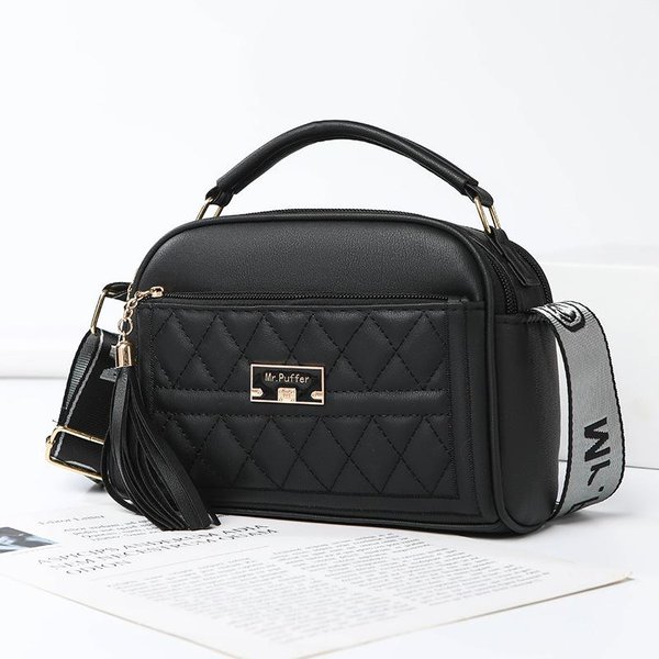 Bolsos Bolsos Bandolera Para Mujer En OtoñO E Invierno, Bolsos PequeñOs, Moda De Estilo Coreano, Bolsos De Nicho Y No IdéNticos Black-image