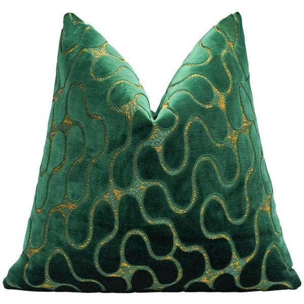 1 Funda De CojíN De Terciopelo Grueso De Alta Gama GeoméTrica Decorativa 30*50 45*45 50*50 Funda De CojíN Decorativo Para Sofá DecoracióN Del Hogar 45X45Cm-image