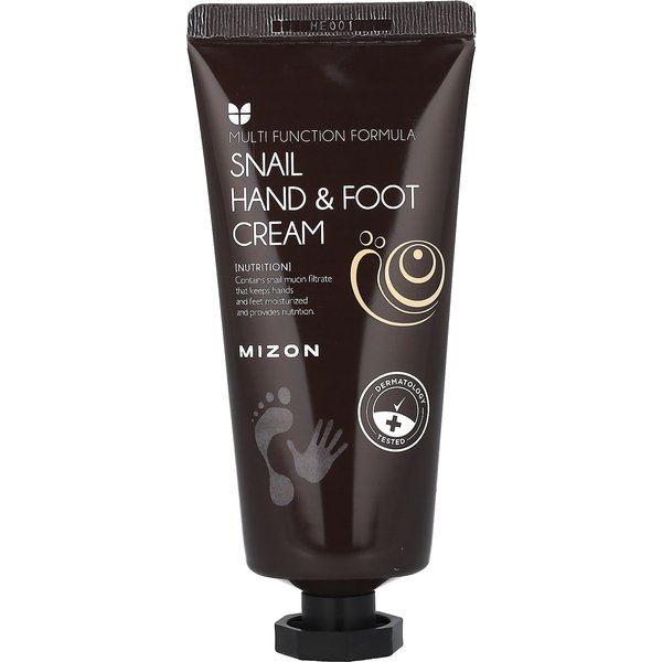 Mizon, Crema De Manos Y Pies De Caracol, 3.38 Fl Oz (100 Ml) Black-image