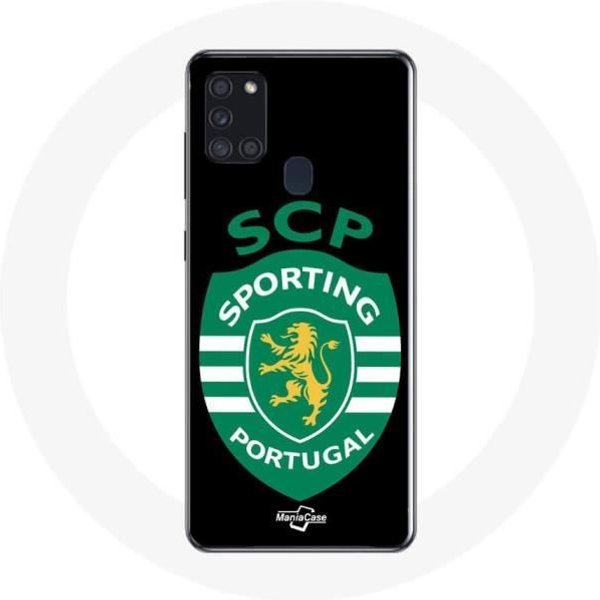 Funda Maniacase Para Samsung Galaxy A21S Scp Sporting Portugal Fondo Negro Negro-image