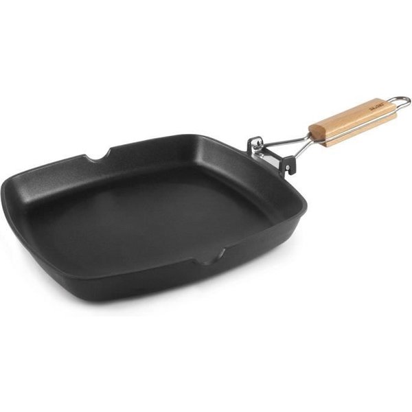 SartéN Grill - Ibili - Lif - Antiadherente - Aluminio Forjado - 20 Cm - InduccióN Total-image