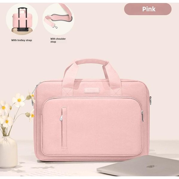 Funda Estuche Para PortáTil 13.3 14 15.6 17.3 Pulgadas Impermeable Bolso Para PortáTil Para Macbook Air Pro 13 15 Bolso De Hombro MaletíN Para Ordenador 15-16Inch-image