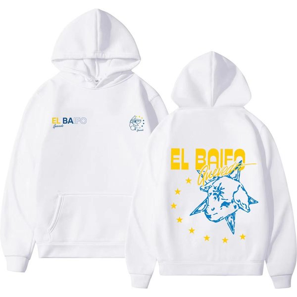 Quevedo EL Baifo Sudadera Con Estampado De La Gira Del áLbum 2026 Ropa De Moda Para Hombre Y Mujer Sudadera Hip-Hop Informal Oversize Unisex Harajuku Alta Calidad 4XL-image