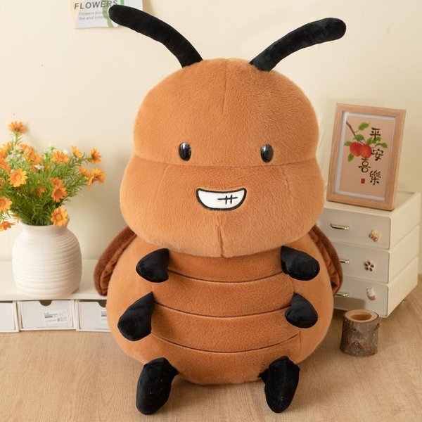 Zabawny Owad Kreatywny Karaluch KreskóWka PszczołA Pluszowa Lalka Symulacja MróWki Poduszka MięKka Zabawka Dekoracja Pokoju Kawaii Prezenty Urodzinowe 70Cm-image