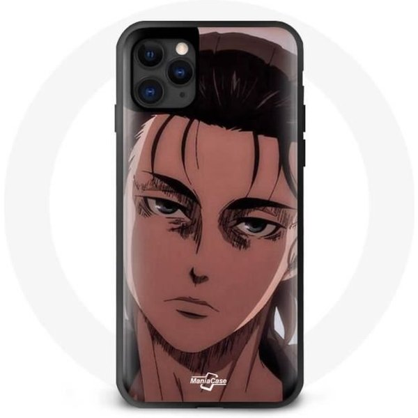 Funda De TeléFono - Maniacase - Iphone 13 Pro - Eren Yeager - Attack On Titan - Flexible-image