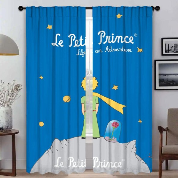 Cortinas Anti-Mosquitos Princekins Para Sala De Estar Cortinas De Interior Para El Hogar 2 Piezas Cortina Para Ventana Divisoria DecoracióN De Halloween W50Xh70Cmx2Pcs-Cl-image