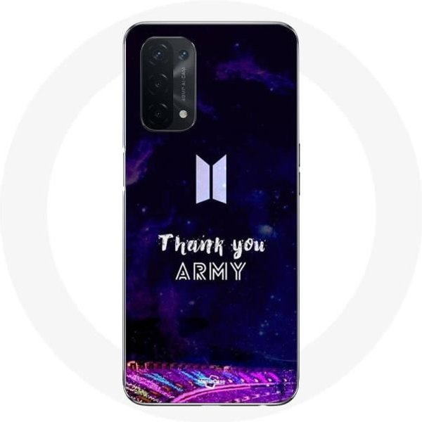 Funda - BTS - Oppo A54 5G - Flexible - Blanca - Mixta-image