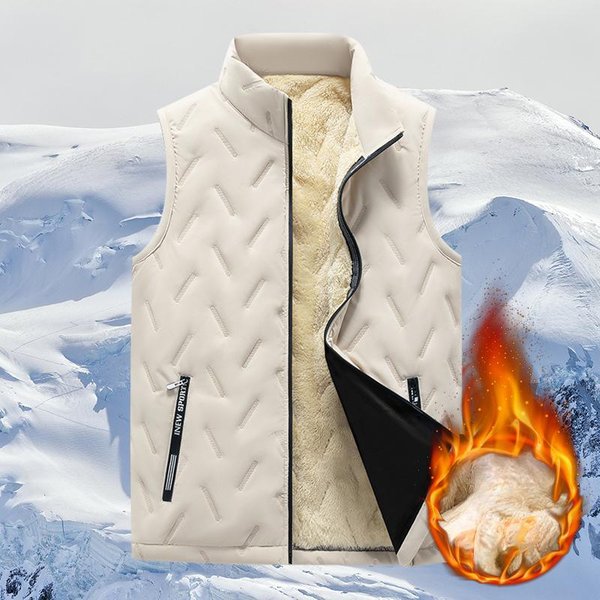 Nuevo Chaleco De OtoñO E Invierno Chaleco De Terciopelo Para Hombre Chaleco Acolchado De AlgodóN Chaqueta Chaleco 5XL-image