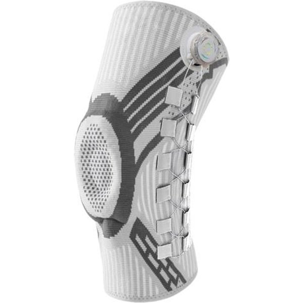 Rodillera Con Rodillera Y Almohadilla Rotuliana Estabilizador Lateral Para Mujeres Hombres Entrenamiento Artritis Desgarro De Menisco Alivio Del Dolor Articular CompresióN De Rodilla XXL Right Foot Blanco-image