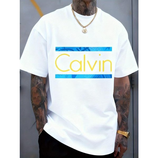 Camiseta De Manga Corta De Tallas Europeas, Estilo Americano, Tallas Grandes, Tendencia De Moda | Color Natural, Cuello Redondo, Estilo Casual, Transpirable 2XL Negro-image